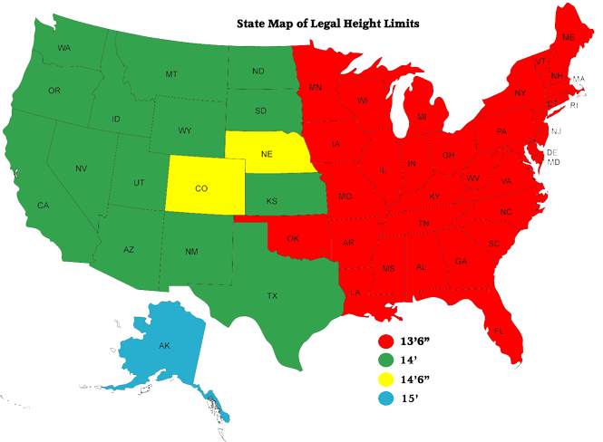 State Legal Height Map